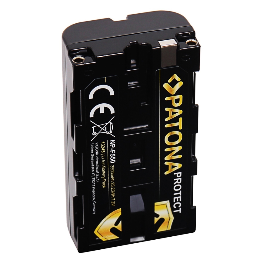 PATONA - Zamenska Li-Ion baterija za Sony NP-F550 3500 mAh 7,2 V Protect