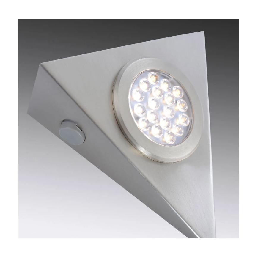 Paul Neuhaus 1119-55-3 - Komplet 3x LED rasveta za nameštaj sa senzorom HELENA LED/2,5W/230V