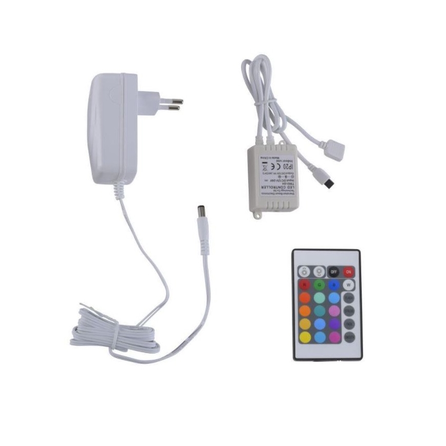 Paul Neuhaus 1205-70 - LED RGB prigušiva traka TEANIA 10 m LED/30W/12/230V + daljinski upravljač