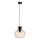 Paul Neuhaus 2003-27 - Luster na sajli SHITAKE 1xE27/10W/230V, Ø 25 cm, zadimljeno