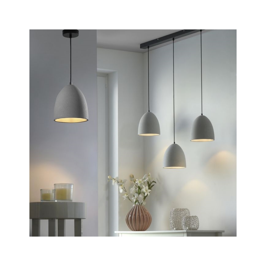 Paul Neuhaus 2231-22 - Viseći luster ETON na sajli 1xE27/40W/230V beton