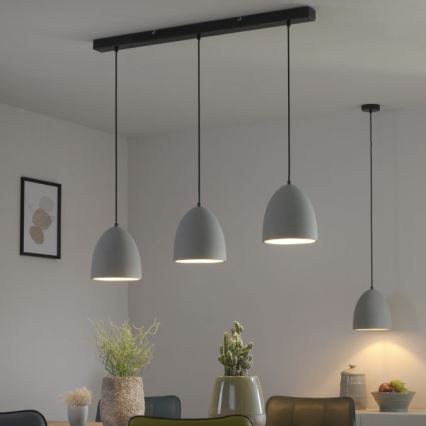 Paul Neuhaus 2231-22 - Viseći luster ETON na sajli 1xE27/40W/230V beton