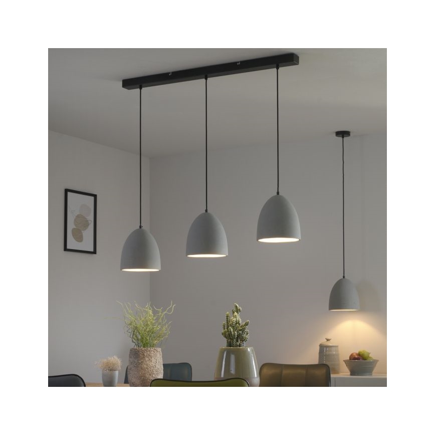 Paul Neuhaus 2231-22 - Viseći luster ETON na sajli 1xE27/40W/230V beton