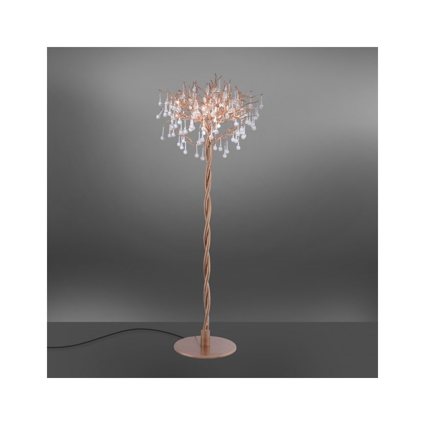 Paul Neuhaus 232-11 - Stojeća lampa ICICLE 5xG9/40W/230V bakrena