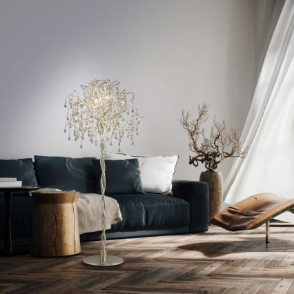Paul Neuhaus 232-55 - podna lampa ICICLE 5x G9/40W, 230V, sjajni hrom