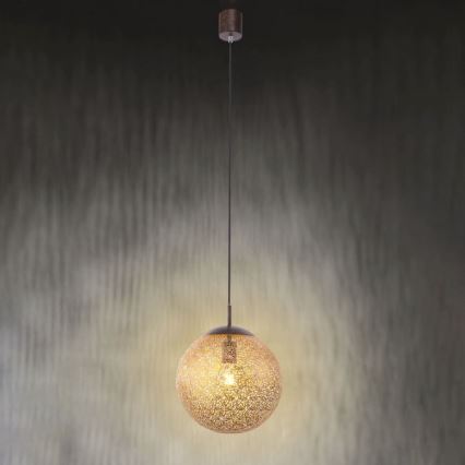 Paul Neuhaus 2420-48 - Luster na sajli GRETA 1xE27/60W/230V, prečnik 30 cm