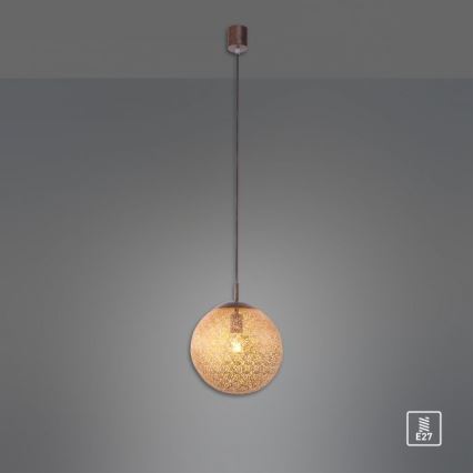 Paul Neuhaus 2420-48 - Luster na sajli GRETA 1xE27/60W/230V, prečnik 30 cm