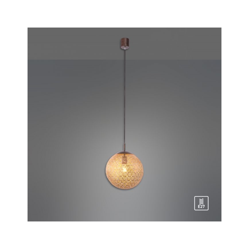 Paul Neuhaus 2420-48 - Luster na sajli GRETA 1xE27/60W/230V, prečnik 30 cm