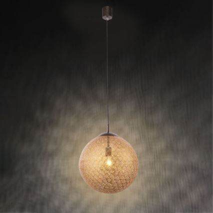 Paul Neuhaus 2421-48 - Luster na sajli GRETA 1xE27/60W/230V, prečnik 40 cm