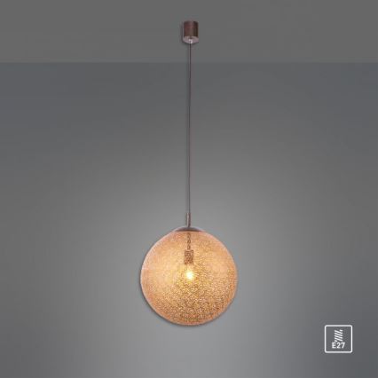 Paul Neuhaus 2421-48 - Luster na sajli GRETA 1xE27/60W/230V, prečnik 40 cm