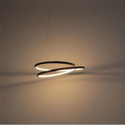 Paul Neuhaus 2472-18 - LED prigušiva luster na sajli ROMAN LED/30W/230V crna