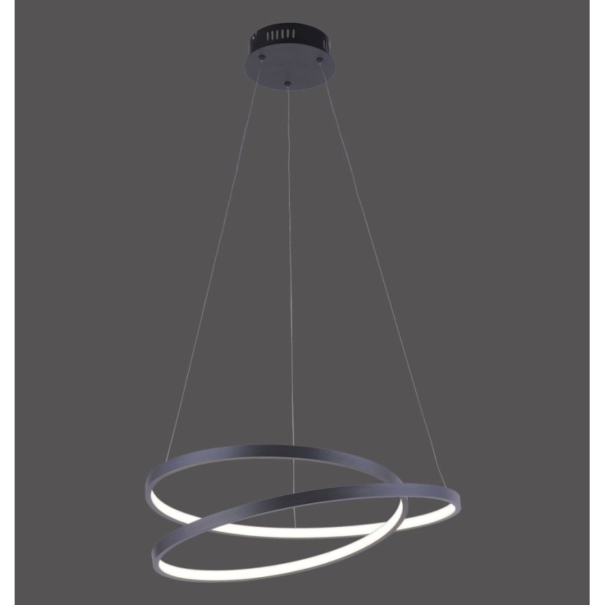 Paul Neuhaus 2472-18 - LED prigušiva luster na sajli ROMAN LED/30W/230V crna