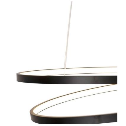 Paul Neuhaus 2472-18 - LED prigušiva luster na sajli ROMAN LED/30W/230V crna