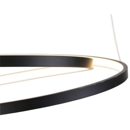 Paul Neuhaus 2472-18 - LED prigušiva luster na sajli ROMAN LED/30W/230V crna