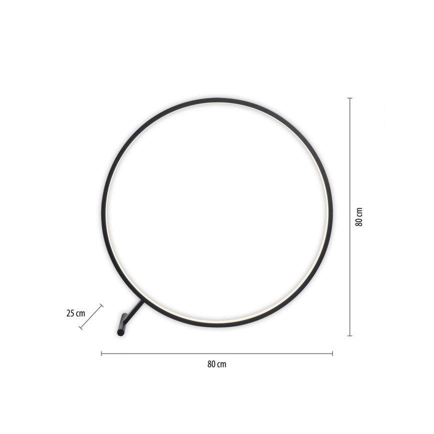 Paul Neuhaus 319-18 - LED stojeća lampa HULA, prigušiva, LED/21,5W/230V 2700-5000K + daljinski upravljač