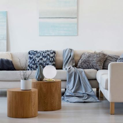 Paul Neuhaus 4013-11 - LED stona lampa BUBBA sa dodirnim prigušivačem, 1xG9/3W/230V, mesing