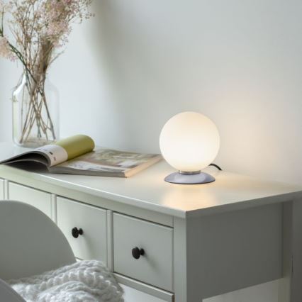 Paul Neuhaus 4013-55 - LED prigušiva dodirna stona lampa BUBBA 1xG9/3W/230V mat hrom