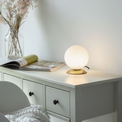 Paul Neuhaus 4013-60 - LED prigušiva dodirna stona lampa BUBBA 1xG9/3W/230V zlatna