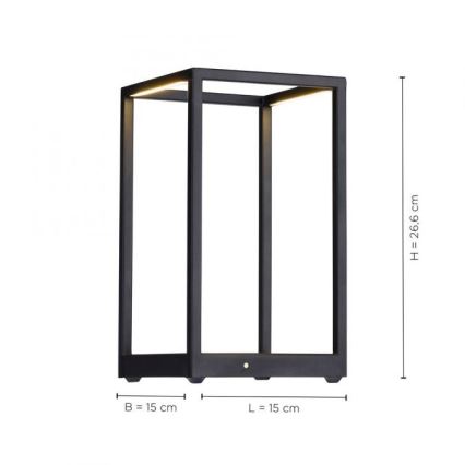 Paul Neuhaus 4401-18 - LED stona lampa CONTURA sa prigušivačem 2xLED/2,2W/230V