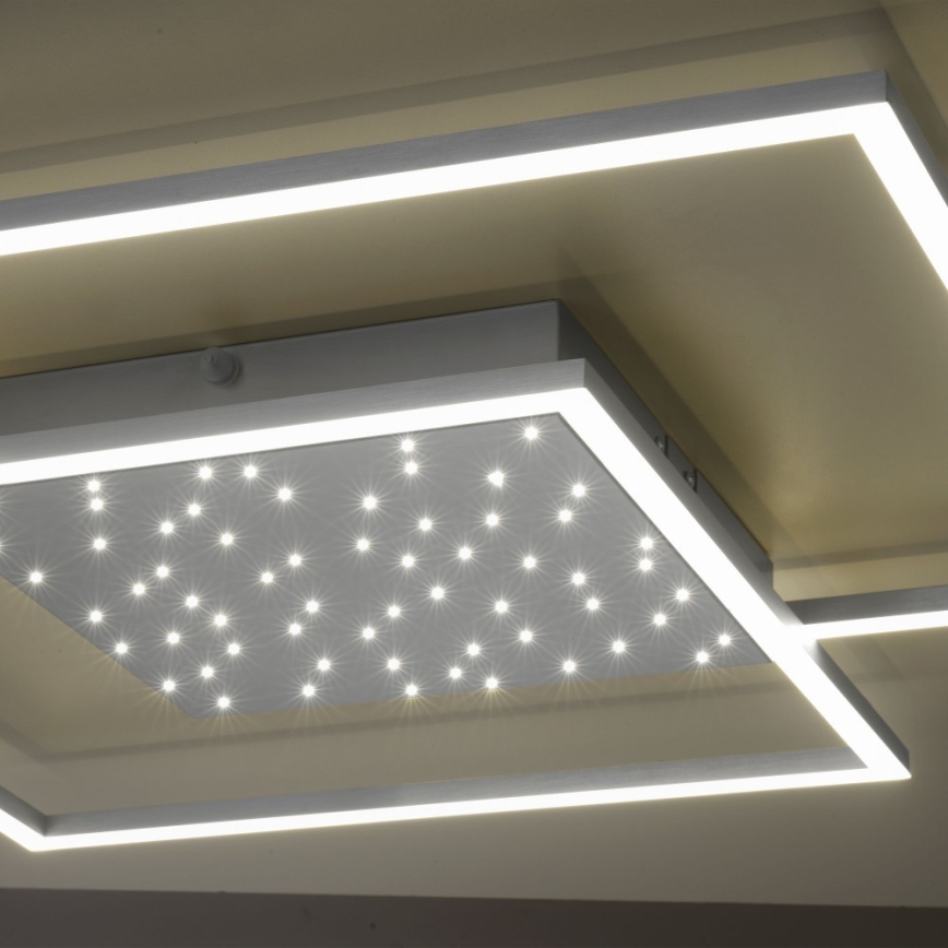 Paul Neuhaus 6024-55 - LED prigušiva prislonjen luster YUKI LED/49W/230V + daljinski upravljač