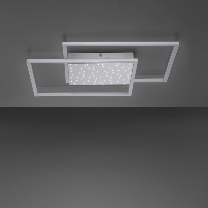 Paul Neuhaus 6024-55 - LED prigušiva prislonjen luster YUKI LED/49W/230V + daljinski upravljač