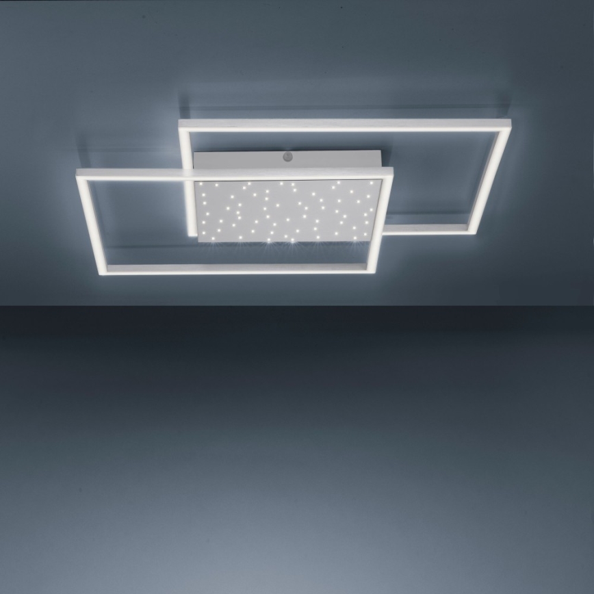 Paul Neuhaus 6024-55 - LED prigušiva prislonjen luster YUKI LED/49W/230V + daljinski upravljač