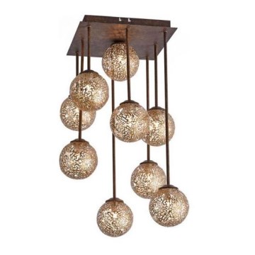 Paul Neuhaus 6238-48 - Luster na šipci GRETA 9xG9/40W/230V