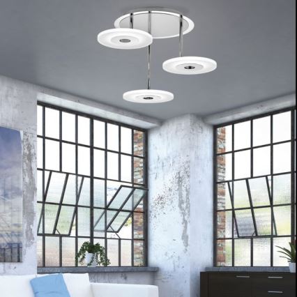 Paul Neuhaus 6446-55 - LED prigušiva plafonski luster ADALI 3xLED/13W/230V