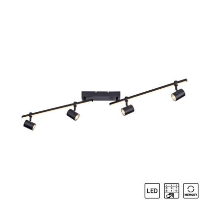 Paul Neuhaus 6525-18 - LED spot svetiljka BARIK 4xGU10/4,5W/230V + LED/10W