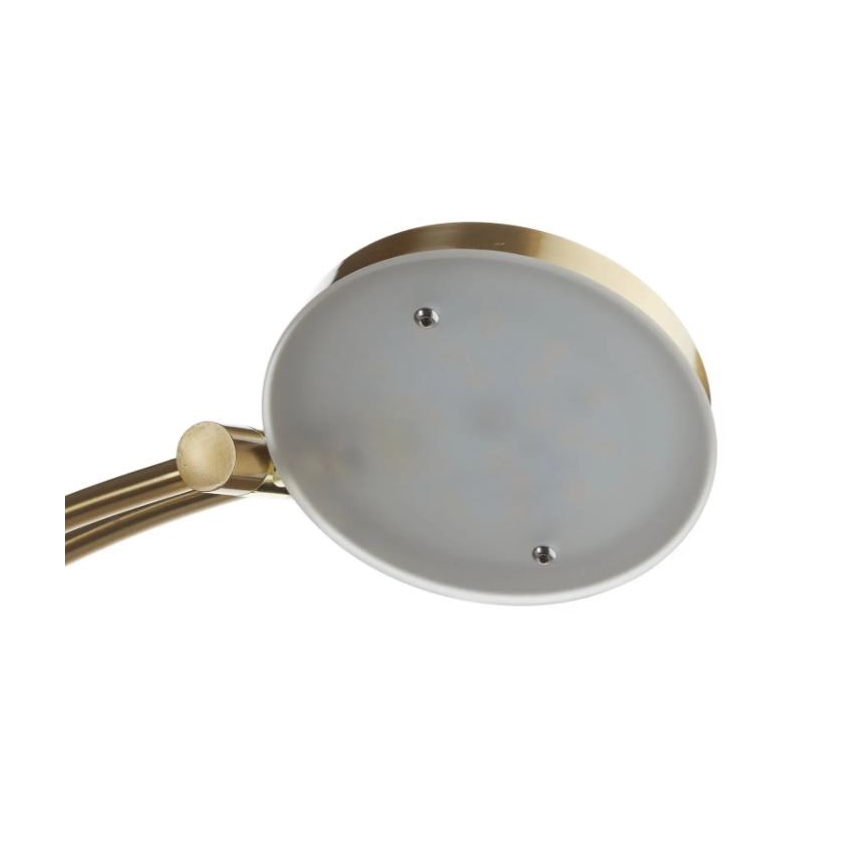 Paul Neuhaus 655-60 - LED prigušiva podna lampa ALFRED LED/28W/230V+LED/4W/230V mesing