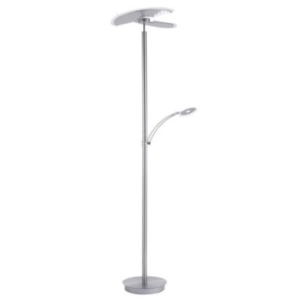 Paul Neuhaus 673-55 - LED prigušiva podna lampa ARTUR 2xLED/21W/230V+LED/6W sjajni hrom