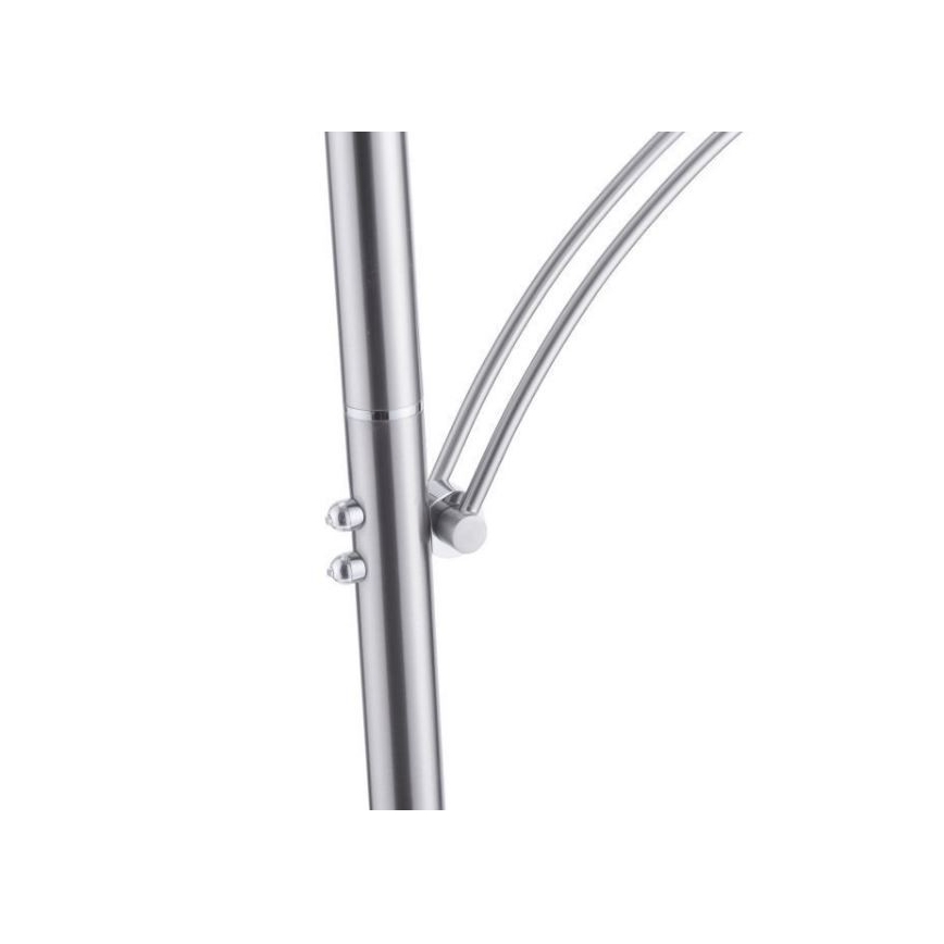 Paul Neuhaus 673-55 - LED prigušiva podna lampa ARTUR 2xLED/21W/230V+LED/6W sjajni hrom