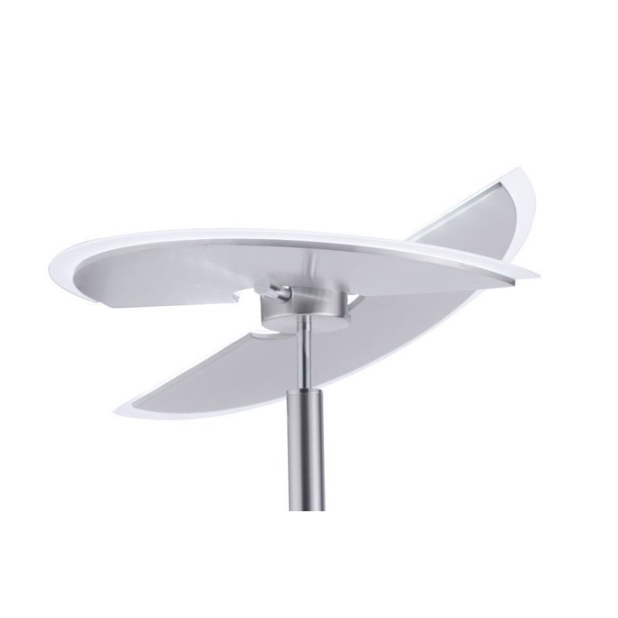 Paul Neuhaus 673-55 - LED prigušiva podna lampa ARTUR 2xLED/21W/230V+LED/6W sjajni hrom