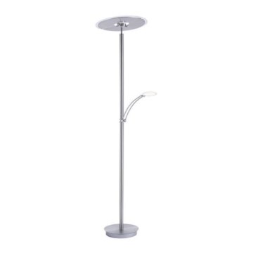 Paul Neuhaus 673-55 - LED prigušiva podna lampa ARTUR 2xLED/21W/230V+LED/6W sjajni hrom