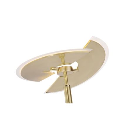 Paul Neuhaus 673-60 - LED prigušiva podna lampa ARTUR 2xLED/21W/230V+LED/6W zlatna