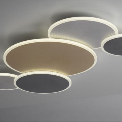 Paul Neuhaus 8008-70 - LED prigušiva plafonska lampa Q-PIATO LED/49W/230V 2700-5000K Wi-Fi + daljinski upravljač