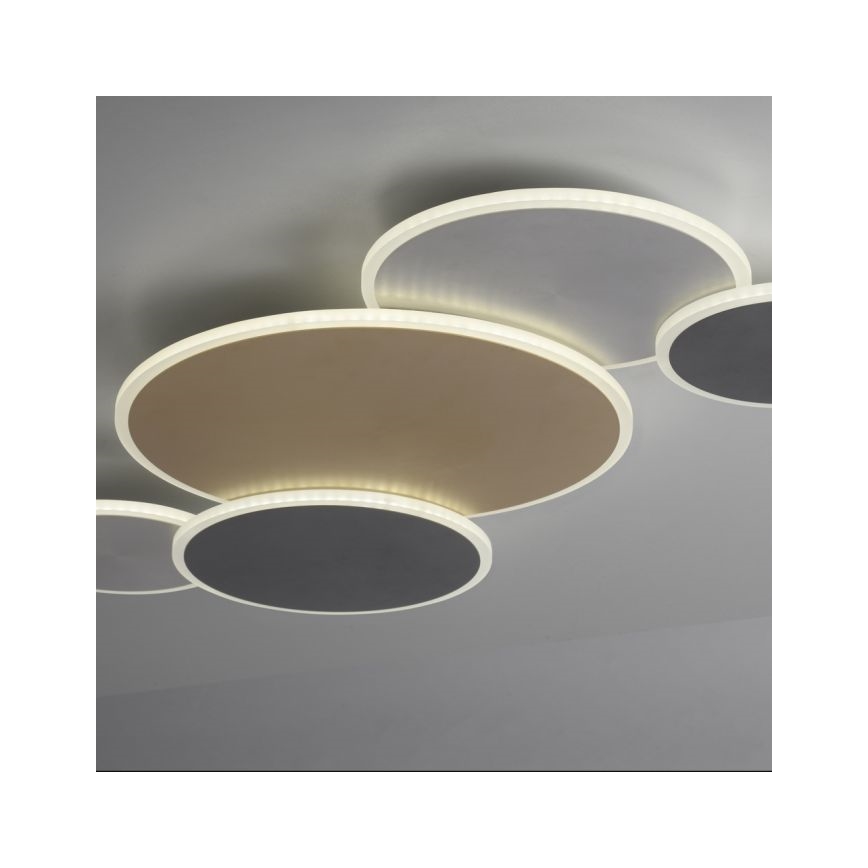 Paul Neuhaus 8008-70 - LED prigušiva plafonska lampa Q-PIATO LED/49W/230V 2700-5000K Wi-Fi + daljinski upravljač