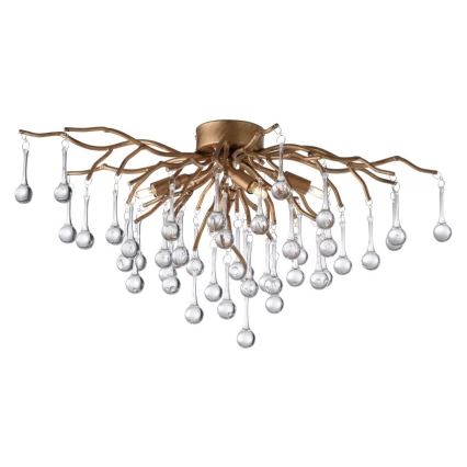 Paul Neuhaus 8090-11 - Plafonski luster ICICLE 4xG9/40W/230V 30x60 cm mesing