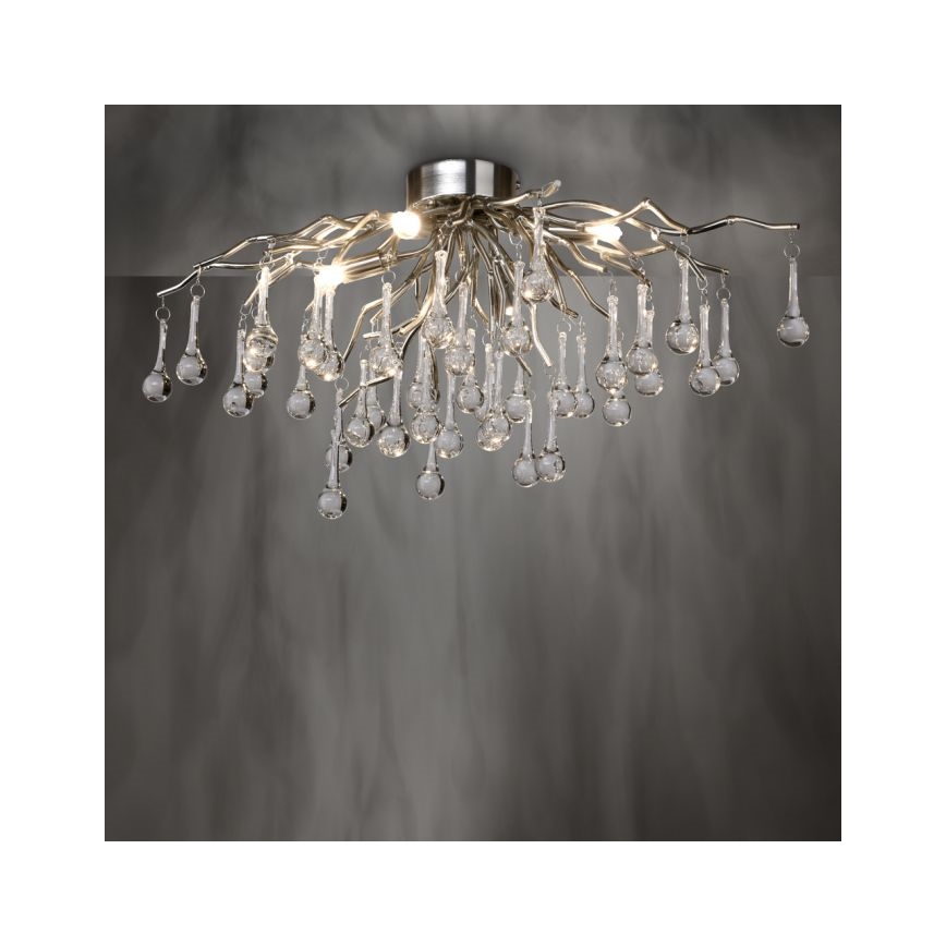 Paul Neuhaus 8090-55 - Prisadni luster ICICLE 4xG9/40W/230V 30x60 cm sjajni hrom
