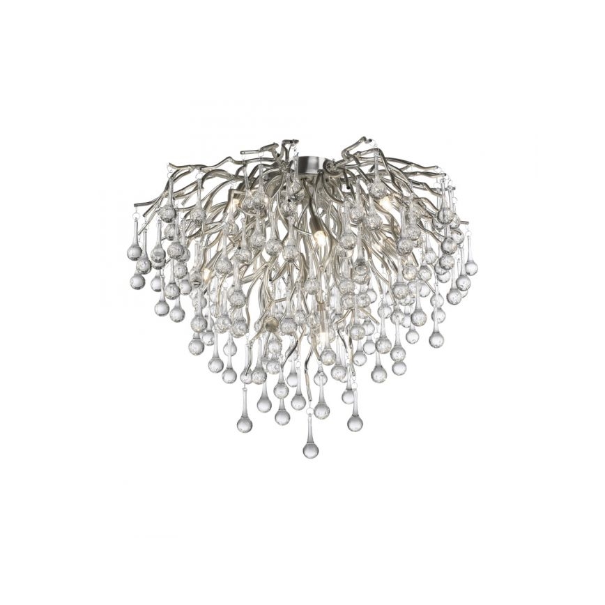 Paul Neuhaus 8091-55 - Plafonski luster ICICLE 9xG9/40W/230V prečnik 50 cm sjajni hrom