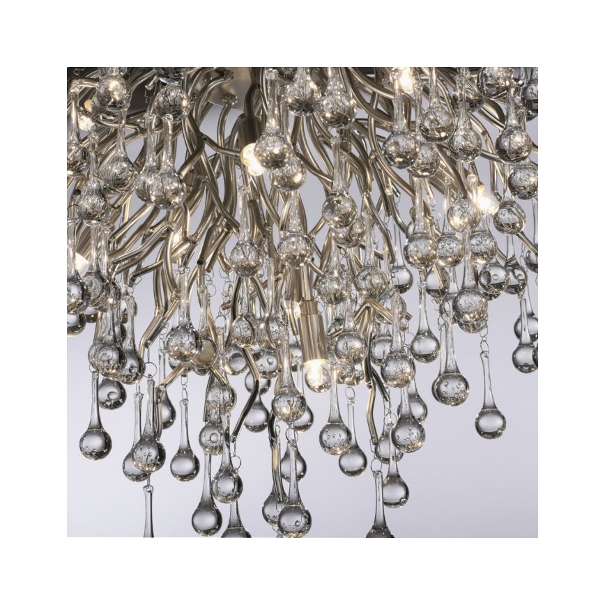 Paul Neuhaus 8091-55 - Plafonski luster ICICLE 9xG9/40W/230V prečnik 50 cm sjajni hrom