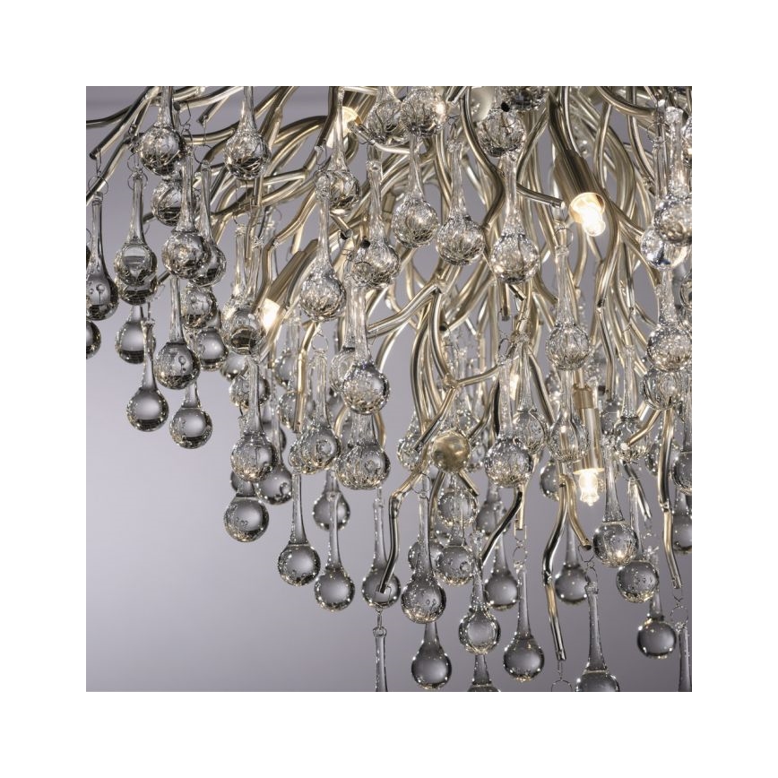 Paul Neuhaus 8091-55 - Plafonski luster ICICLE 9xG9/40W/230V prečnik 50 cm sjajni hrom