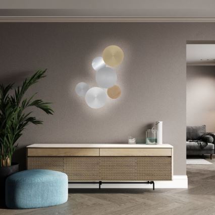 Paul Neuhaus 8152-79 - LED prigušiva zidna svetiljka PUNTUA LED/1W/3,7V 2200 mAh + daljinski upravljač