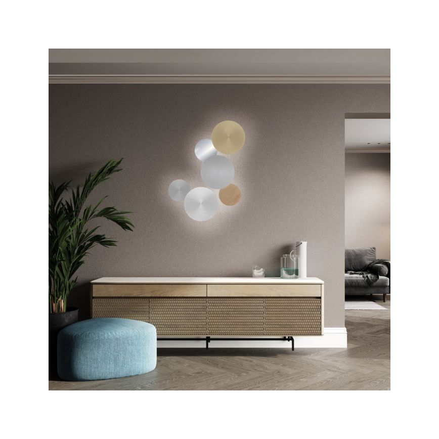 Paul Neuhaus 8152-79 - LED prigušiva zidna svetiljka PUNTUA LED/1W/3,7V 2200 mAh + daljinski upravljač