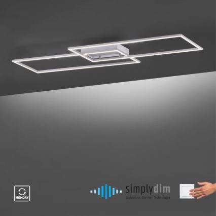 Paul Neuhaus 8194-55 - LED prigušiva plafonski luster INIGO 2xLED/20W/230V