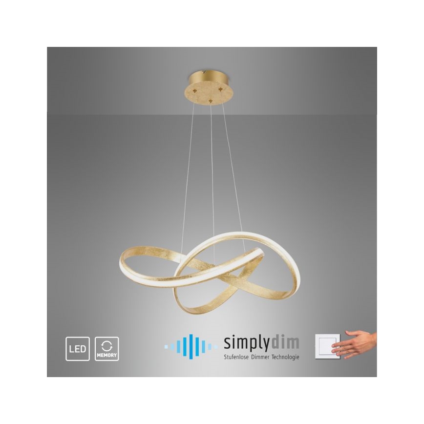 Paul Neuhaus 8291-12 - LED luster na sajli MELINDA, prigušiva, LED/30W/230V