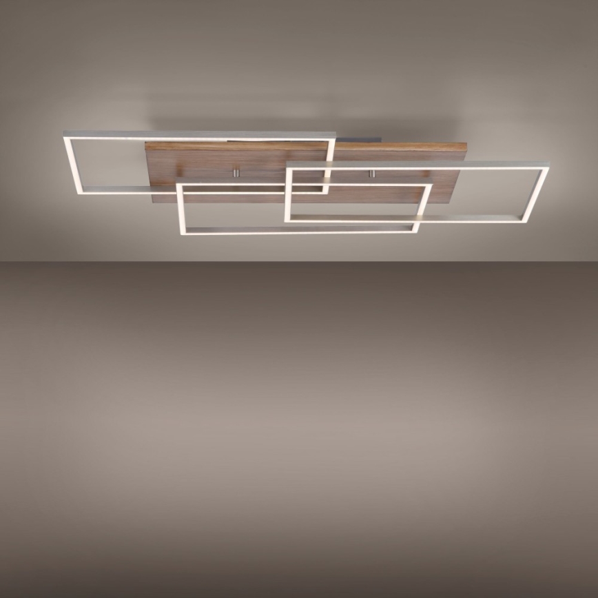 Paul Neuhaus 8330-79 - LED prigušiva plafonski luster PALMA 3xLED/12W/230V borovina + daljinski upravljač