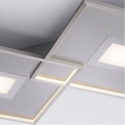 Paul Neuhaus 8378-55 - LED prigušiva plafonska svetiljka AMARA LED/45W/230V sjajni hrom + daljinski upravljač