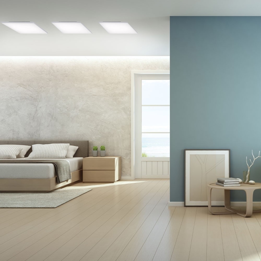 Paul Neuhaus 8492-16 - LED prigušiva nadgradni panel bez okvira LED/35W/230V + daljinski upravljač