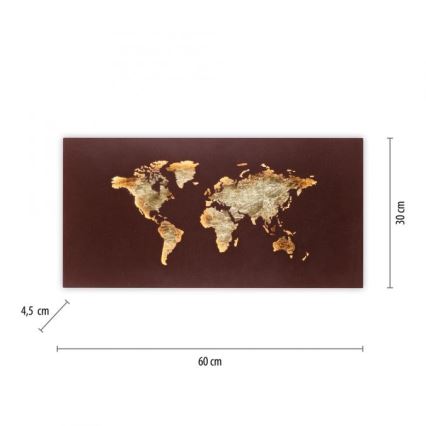 Paul Neuhaus 9056-48 - LED zidna dekorativna lampa MAP LED/25W/230V 3000K